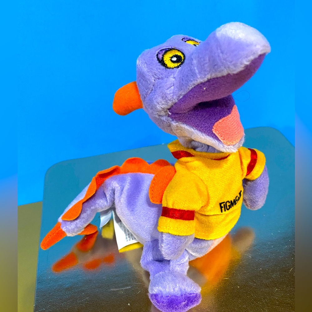 WALT DISNEY WORLD VTG 90s FIGENT DRAGON EPCOT’S MASCOT OF IMAGINATION BEAN BAG